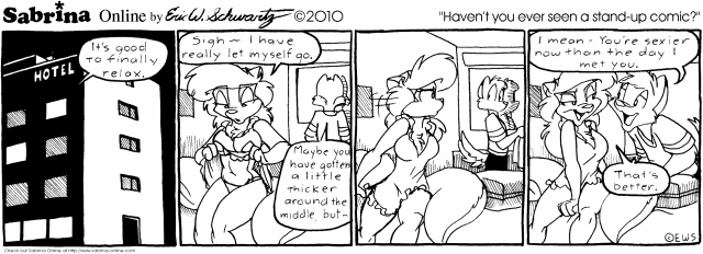 Haven't you ever seen a stand-up comic?